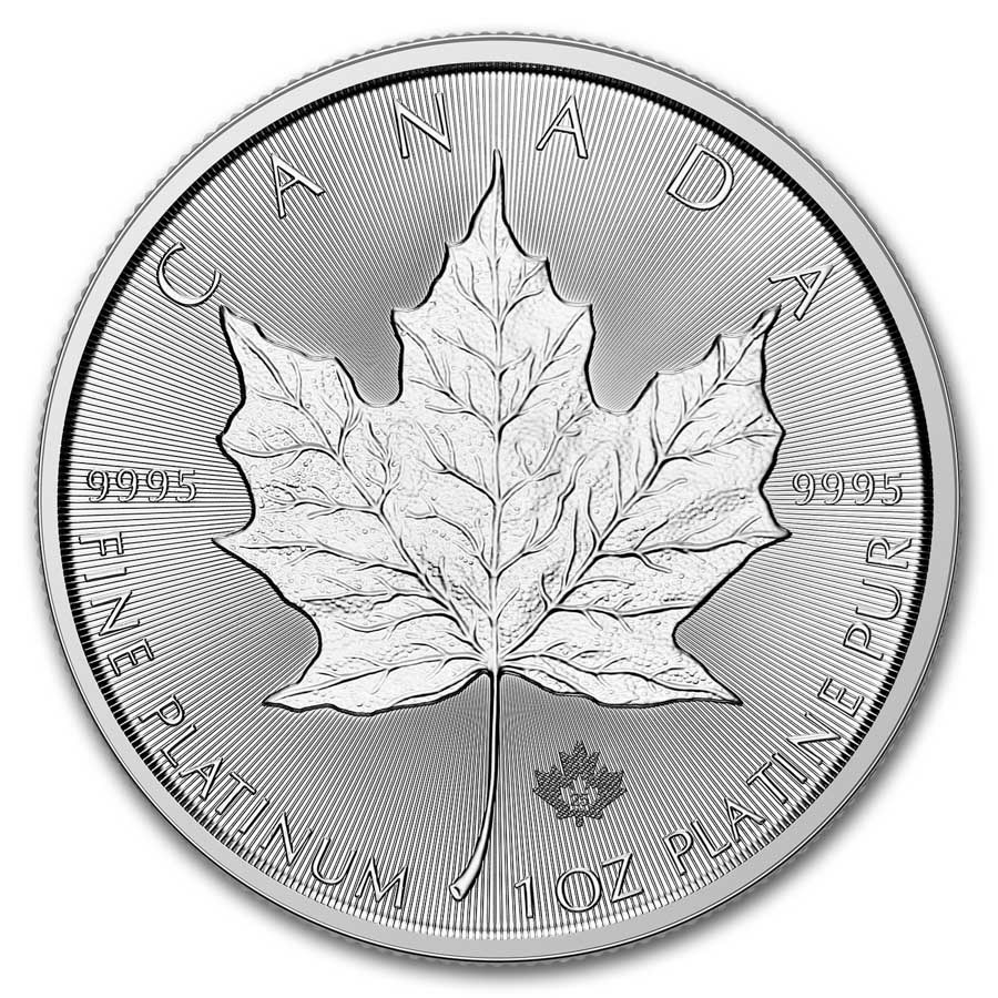картинка 50 dollars Canada, Maple Leaf, 1 oz platinum – площадка coinbay.ae