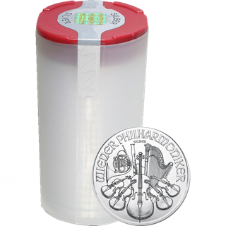 картинка 1.5 euro Austria, Philharmonic, 1 oz silver (the tube 20pcs) – площадка coinbay.ae